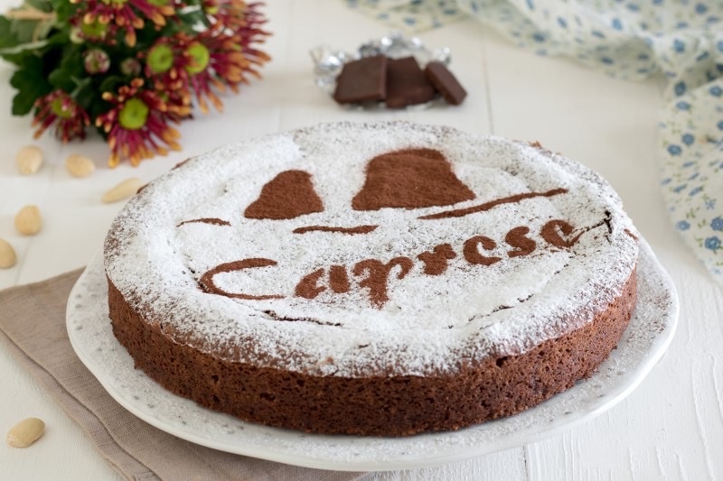 Chocolate Caprese Cake