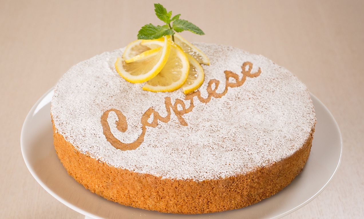 Lemon Caprese Cake